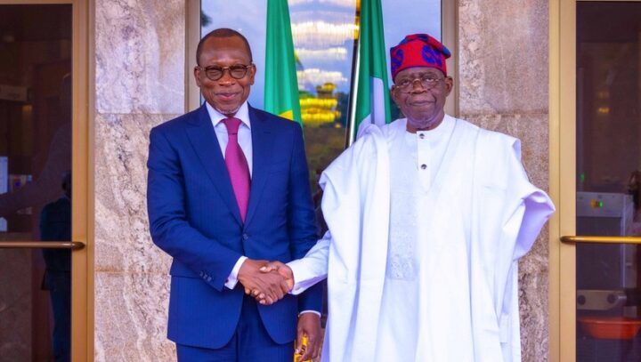 Tinubu and Benin president Talon
