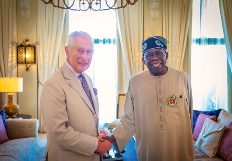 Tinubu with King Charles III