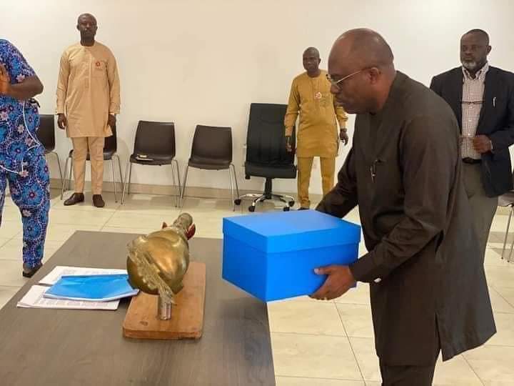 Rivers Governor Fubara at state assembly