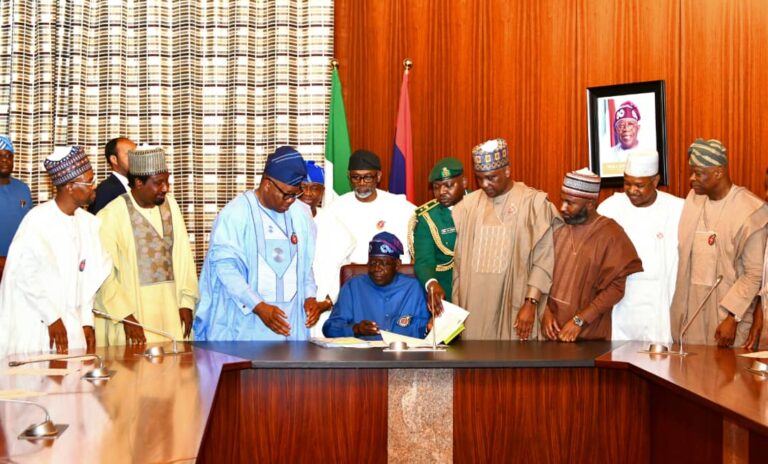 Tinubu signs 2024 budget 2