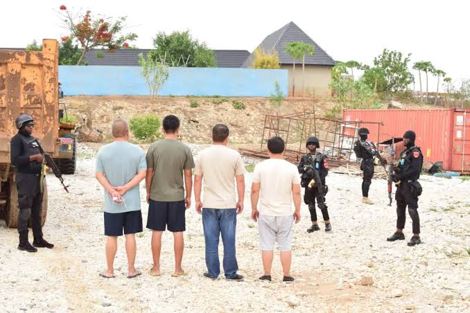 Chinese Arrested for Illegal mining