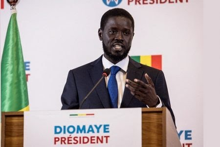 Senegal president Bassirou Diomaye Faye