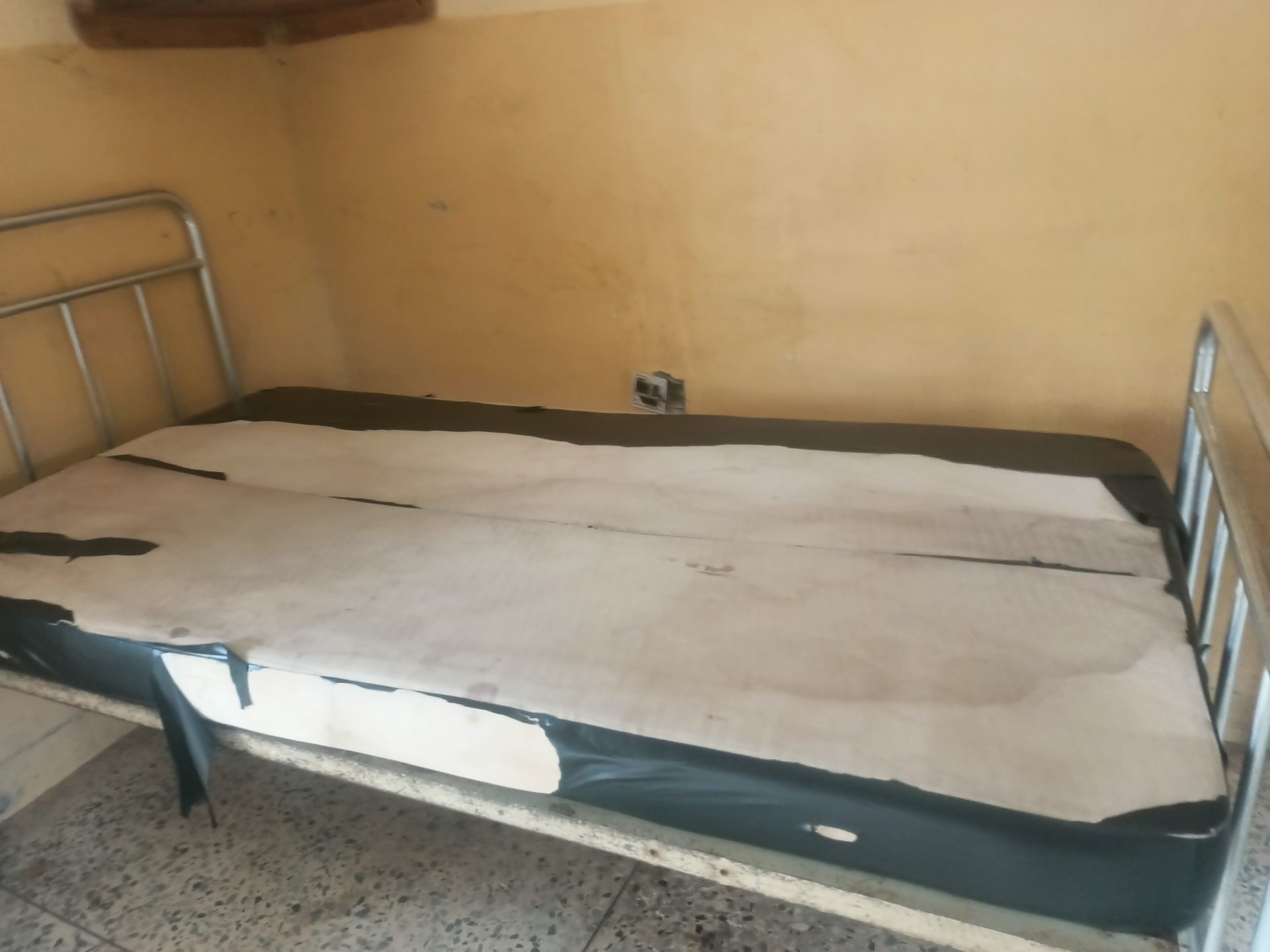 A bed at Mopa General Hospital