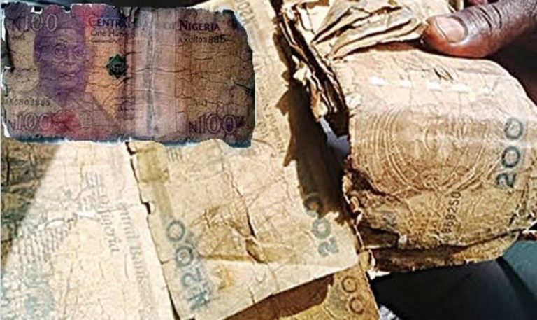 CBN warns banks against rejecting mutilated naira notes