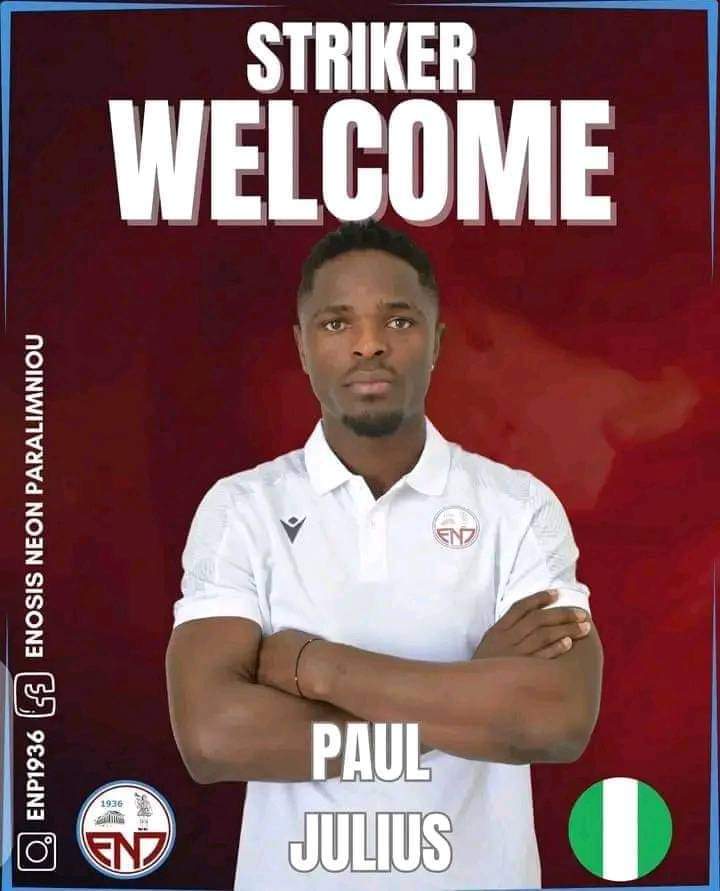 Nigerian footballer dies in auto crash three weeks after joining new club in Cyprus