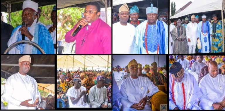 Olomu of Omu-Aran, personalities attend thanksgiving service in honour of Gbenga Makanjuola