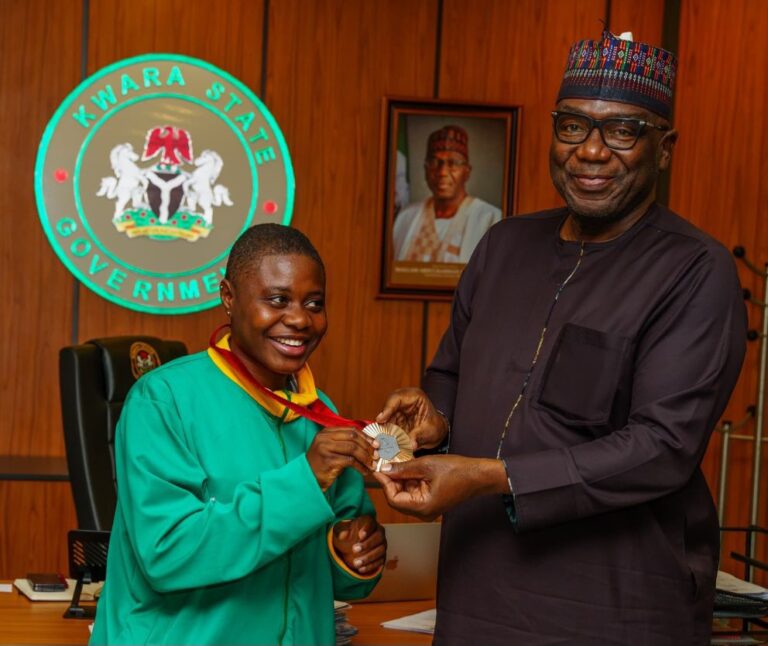 Gov. AbdulRazaq receives Kwara-born Paralympics heroine, Eniola Bolaji