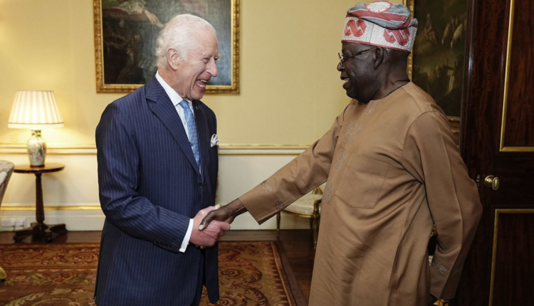 President Tinubu meets King Charles  in London