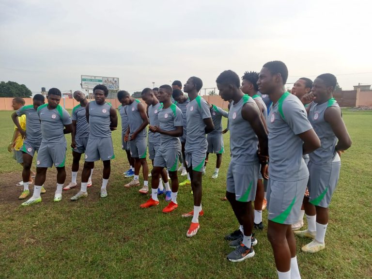 Flying Eagles hold recovery training ahead of semifinal clash against Niger in WAFU B Championship