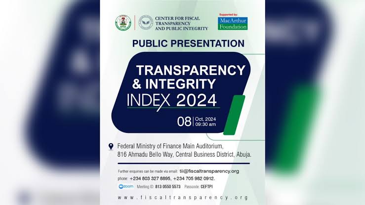 Transparency failure: NNPCL, NPA, NEITI among agencies scoring below 10% in 2024 index