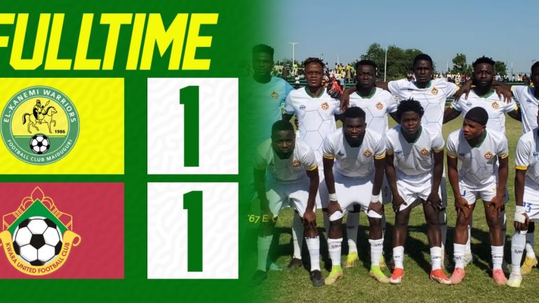 Late equalizer denies Kwara United victory against El-Kanemi