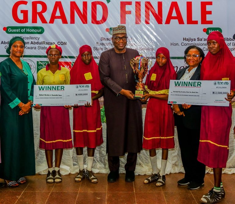 GDSS Gaa Akanbi, others share over N5 million cash prizes as Kwara concludes 2024 tax quiz competition