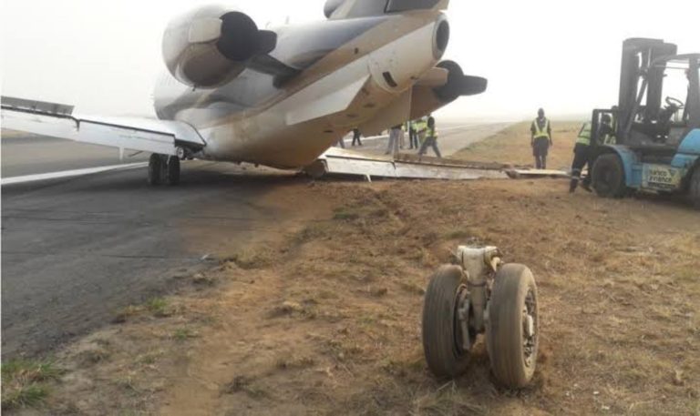 Cargo aircraft skids off runway in Abuja, five rescued
