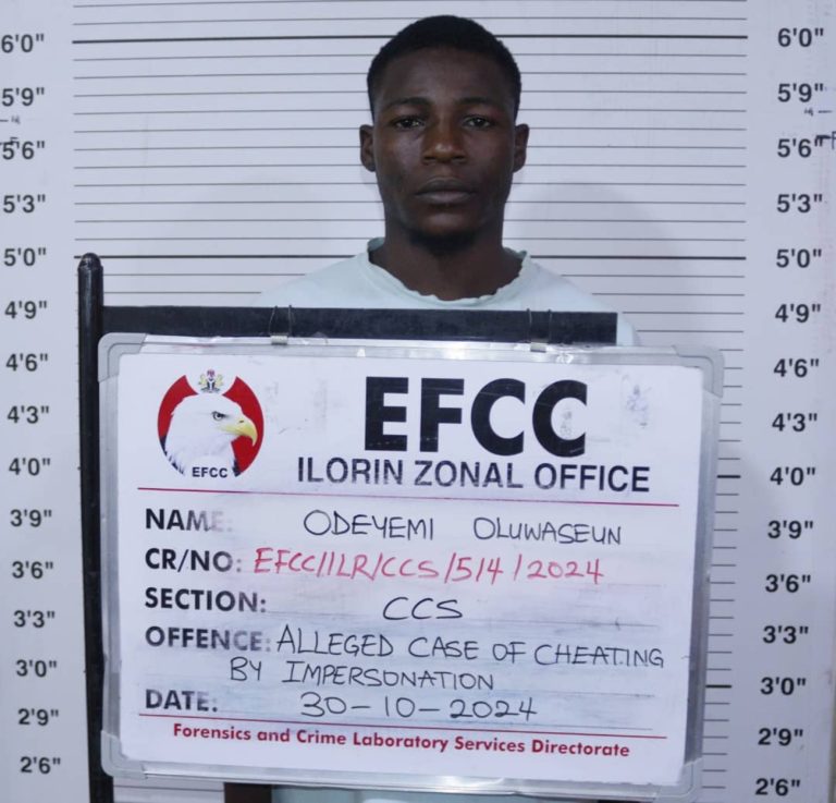 EFCC secures conviction of 23-year-old fake spiritualist in Ilorin
