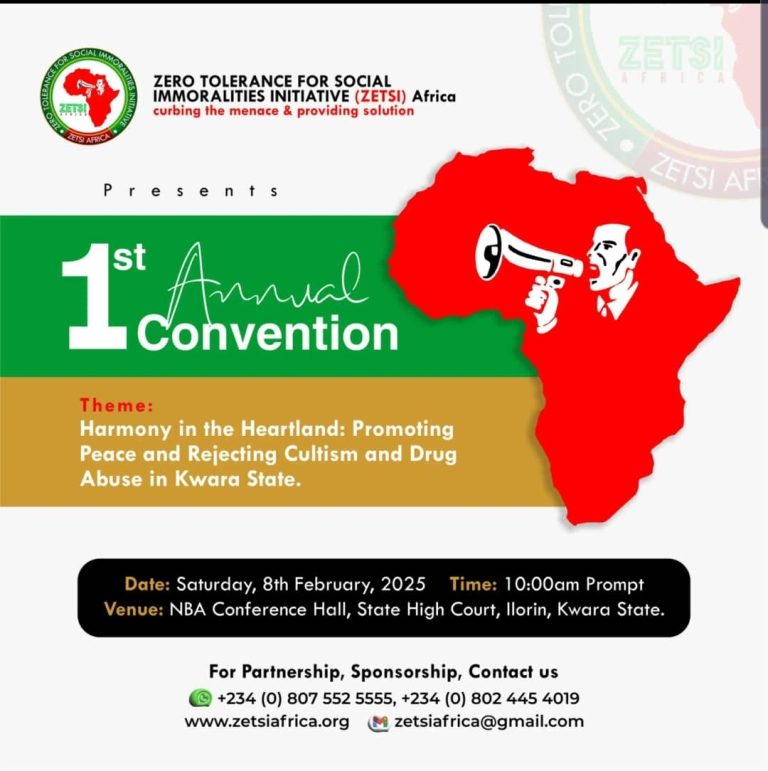 ZETSI Africa unveils maiden annual convention, reiterates commitment to promoting peace in Kwara