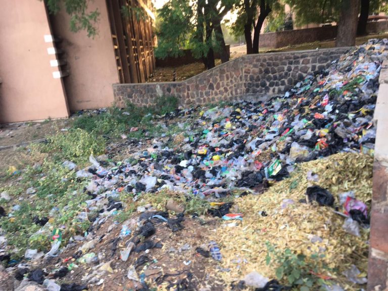 View of dump site at one of the UDUS hostel. Photo credit: Muheeb Mashood
