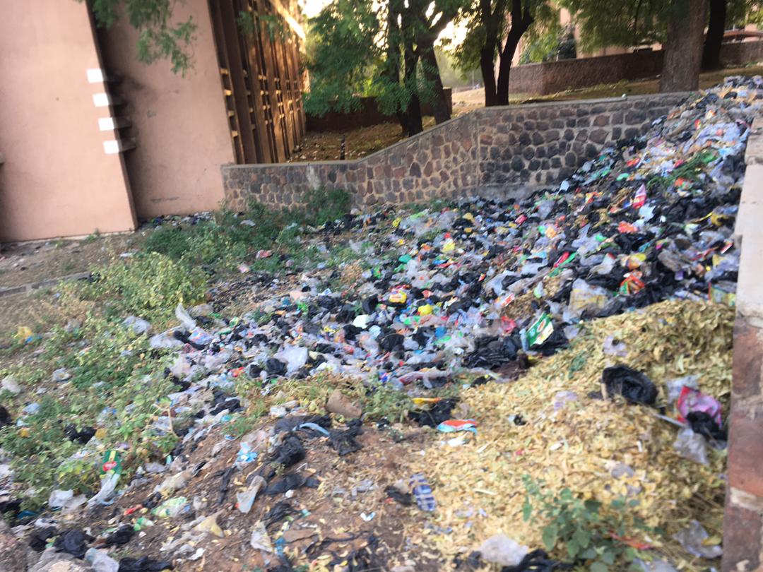 View of dump site at one of the UDUS hostel. Photo credit: Muheeb Mashood