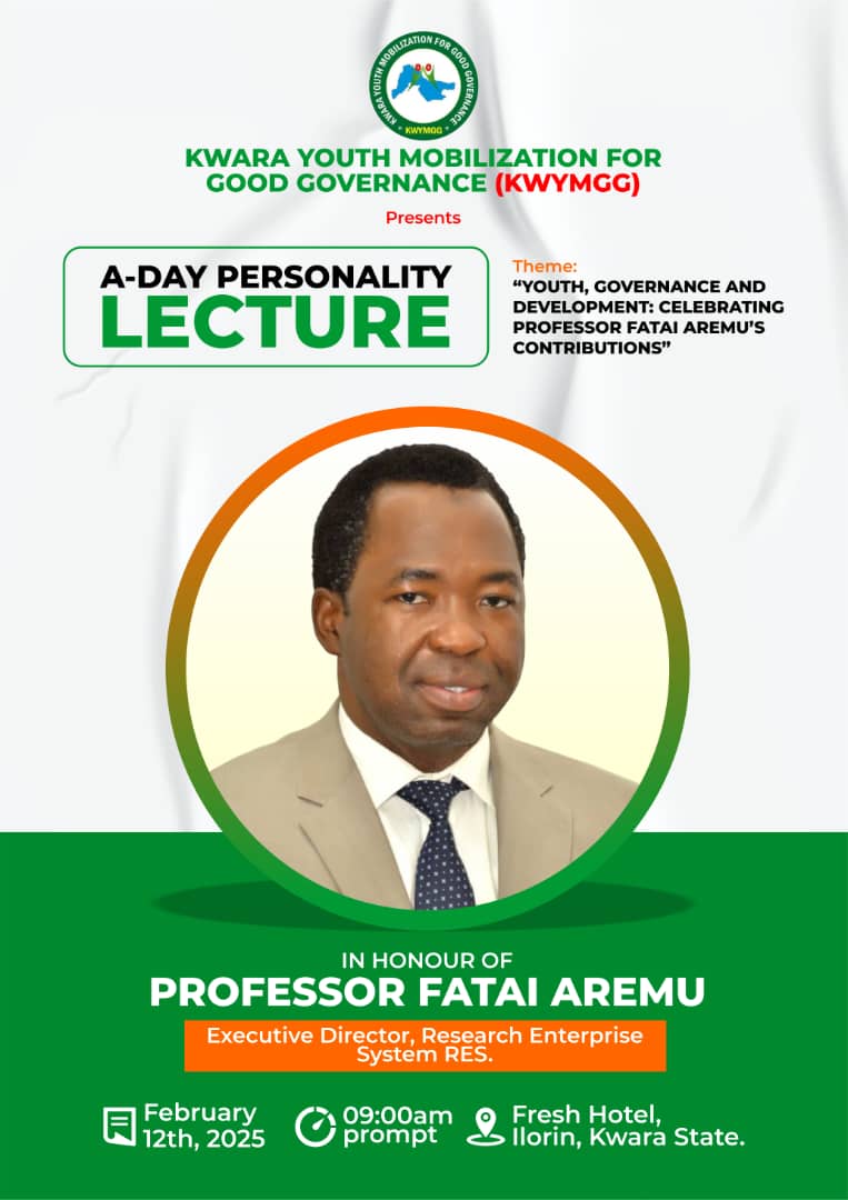 KYMFGG unveils PFA volunteers as Prof. Fatai Aremu is honored for youth empowerment efforts