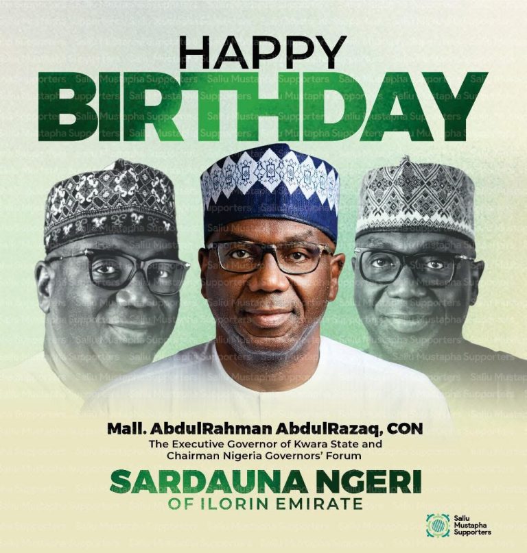 Sen Saliu Mustapha congratulates Kwara gov AbdulRazaq on 65th birthday