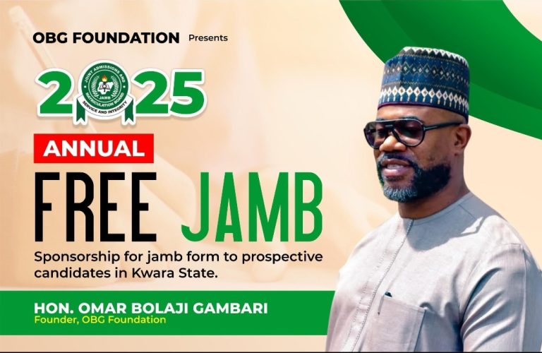 Omar Bolaji Gambari Foundation gives free JAMB forms to Kwara students