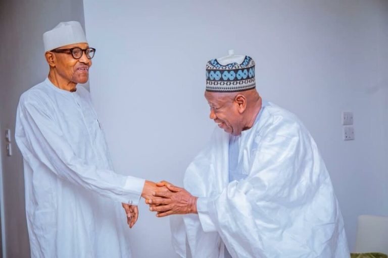 Hours after Atiku’s visit, Ganduje leads APC NWC to Buhari
