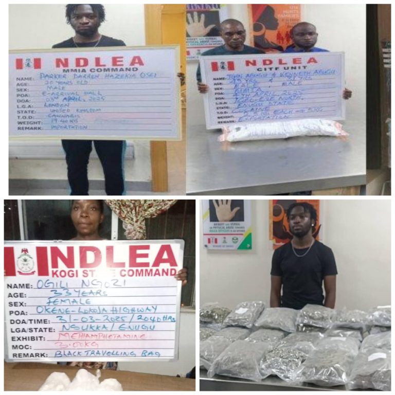 NDLEA foils drug smuggling attempts at Lagos airport, nabs Ghanaian-British student in major operations