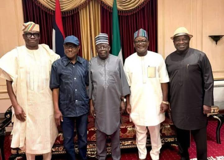2027: Tinubu hosts ex-PDP govs at Aso Rock