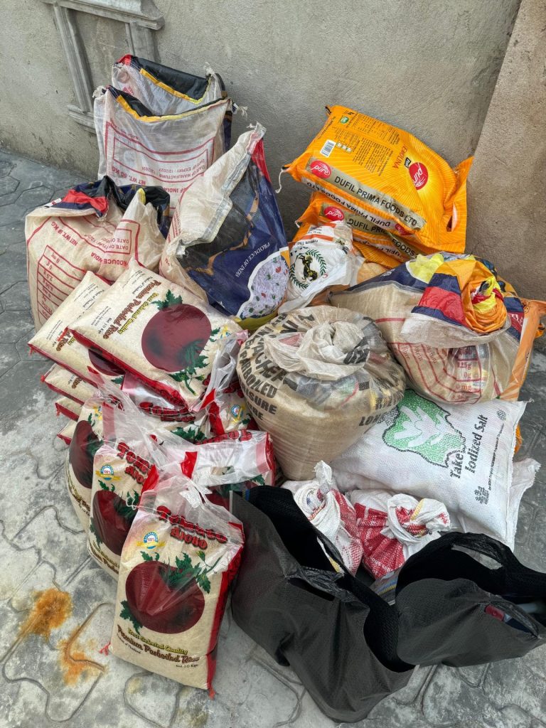 Afobaje-led A3 foundation shares food, cash with villagers for eid celebration