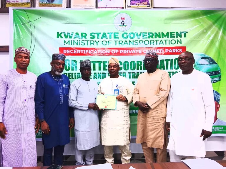 Kwara govt closes 37 motor parks, recertifies 12 transport operators