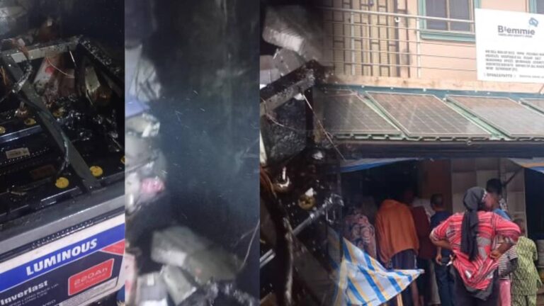 Ilorin fire: Power surge razes shop at Tipper Garage, Tanke