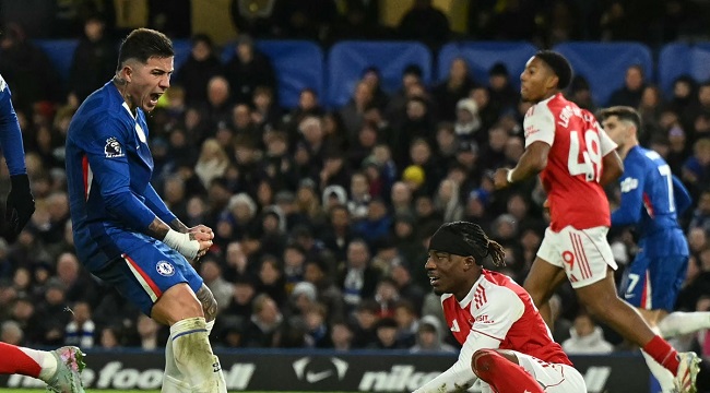 Resilient 10-man Chelsea hold Arsenal to 1-1 draw at Stamford Bridge
