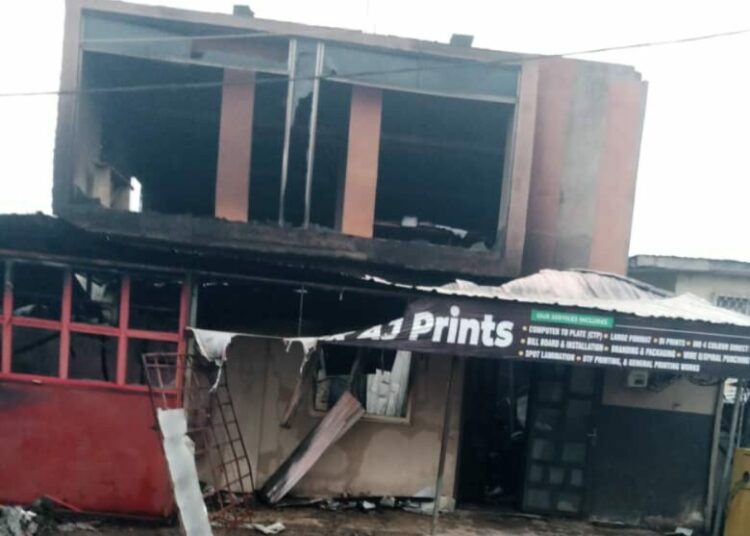 Two separate fire incidents damage yam flour factory, printing press in Kwara