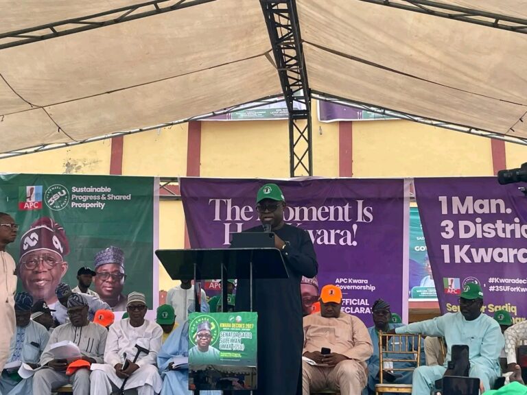 2027: Senator Sadiq Umar declares bid for Kwara governorship