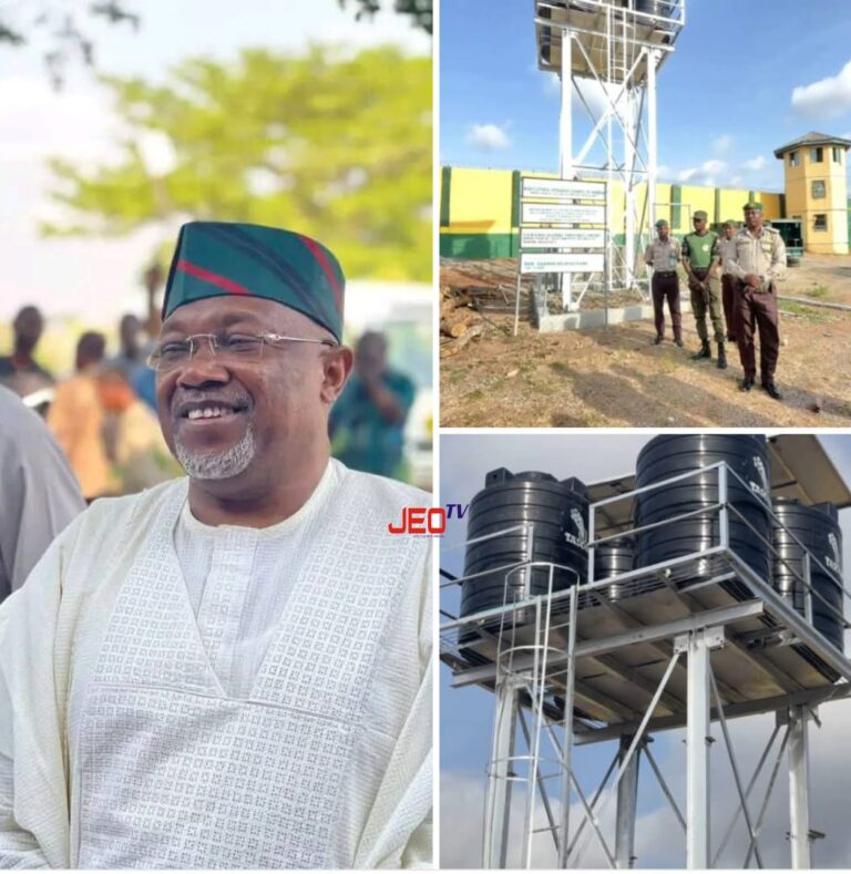 Kwara PDP guber aspirant, Kale Kawu delivers solar borehole to mandala correctional centre