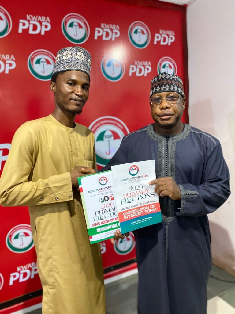 Jaji obtains PDP nomination form for Ilorin north-west constituency race