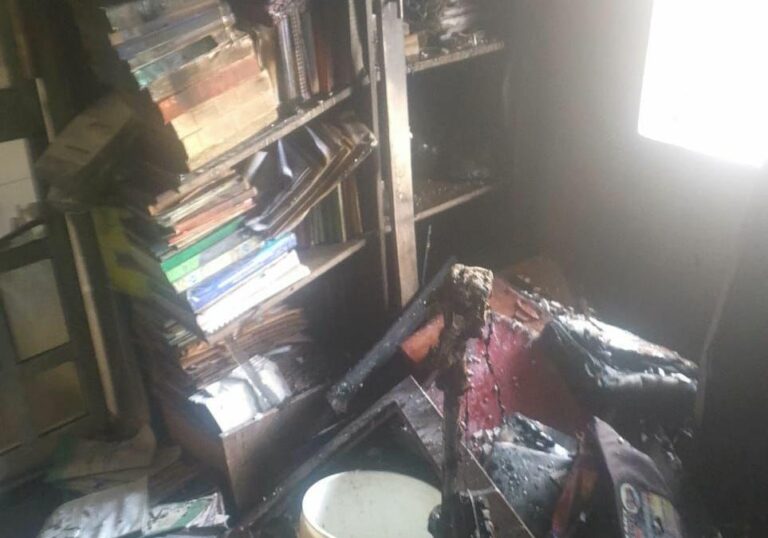 Fire guts storey building in Ilorin