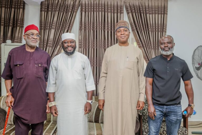 Factcheck: Photo showing Yahaya Seriki with Bukola Saraki not recent