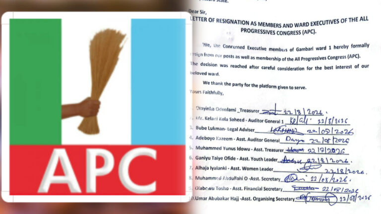 Kwara APC crisis deepens as 11 more ward executives dump party to join Saliu Mustapha in PDP