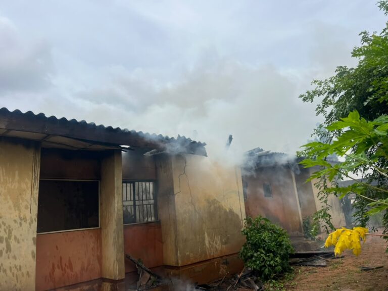 Electrical spark triggers fire at Gaa-Akanbi estate, residential building razed